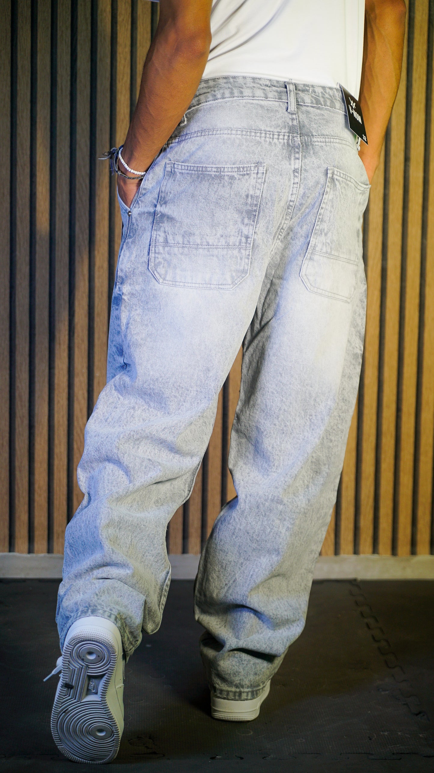 BAGGY JEANS GRIS