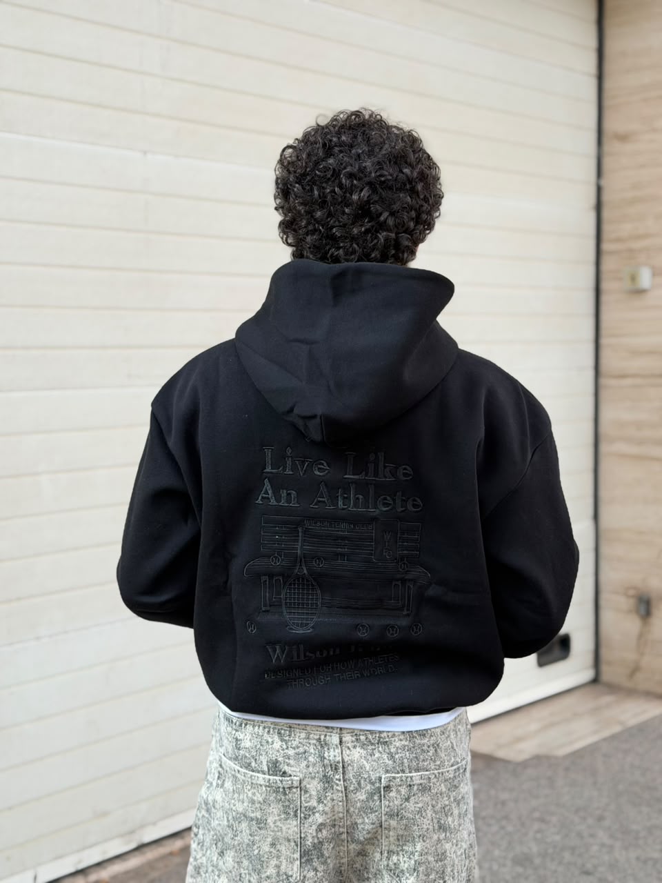 Hoodie Noir Oversize