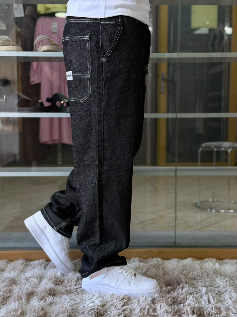 BAGGY JEAN NOIR Foncé