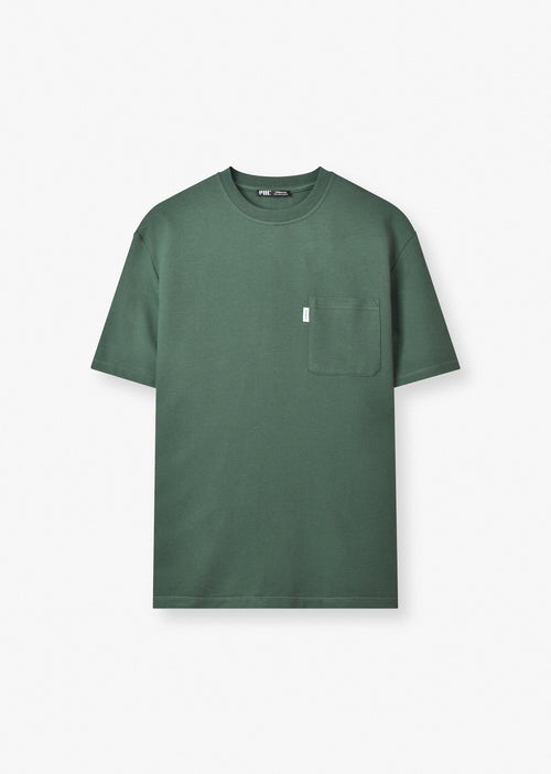 LOGO POCKET T-SHIRT GREEN