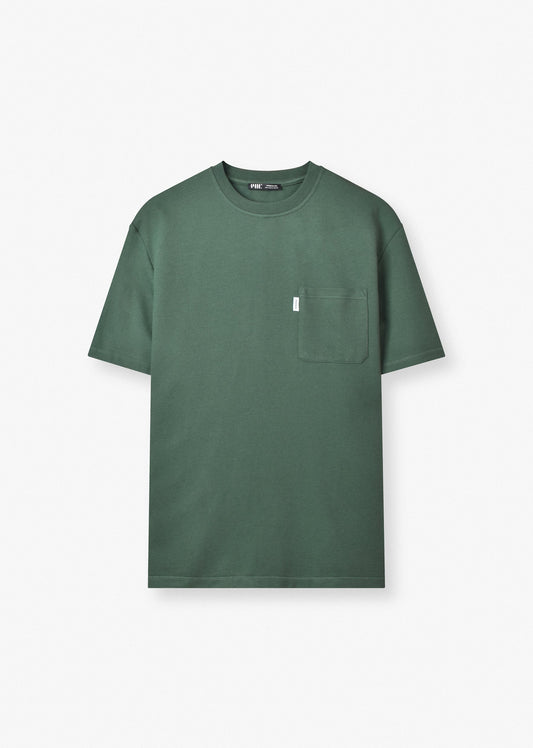 LOGO POCKET T-SHIRT GREEN