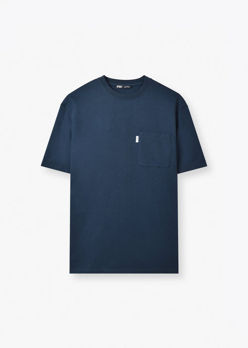 LOGO POCKET T-SHIRT NAVY
