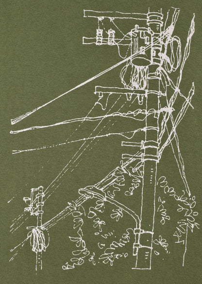 WASHED PRINTED HOODIE