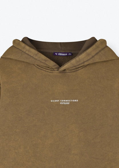 WASHED PRINTED HOODIE