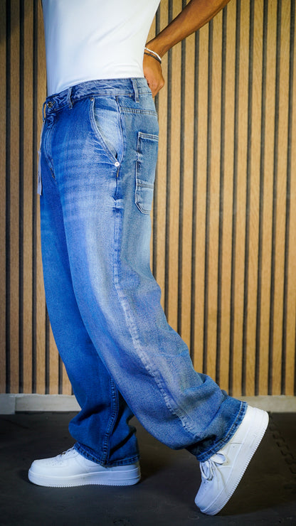 SUPPER BAGGY JEANS BLUE