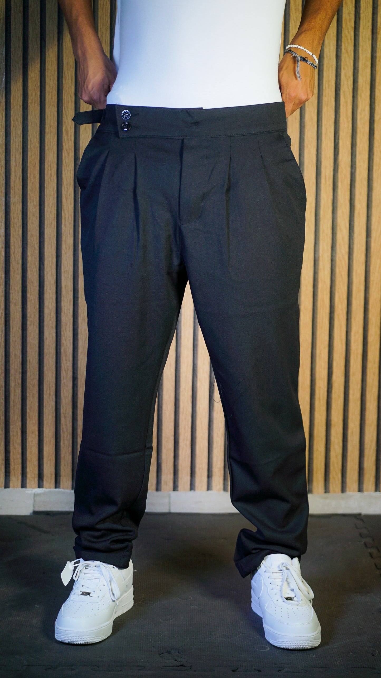 Pantalon Smart Fit Noir