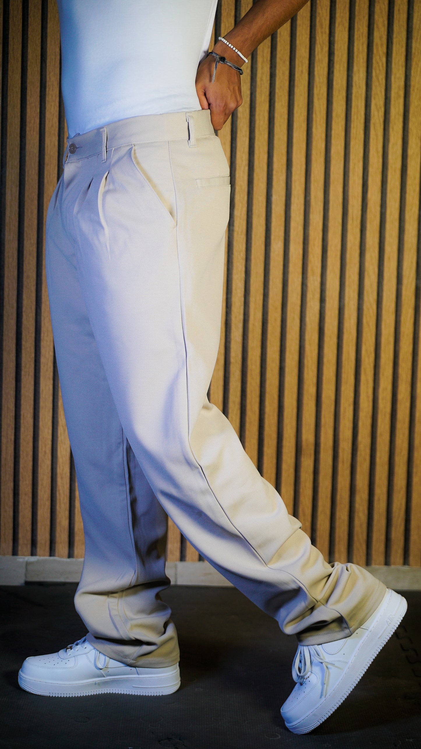 Pantalon Smart Fit Beige