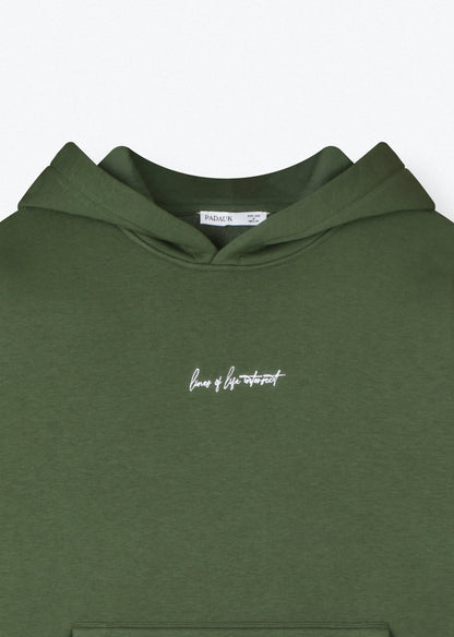 PRINTED PATCH BOXYFIT HOODIE