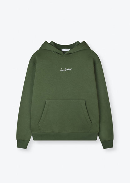 PRINTED PATCH BOXYFIT HOODIE