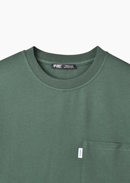 LOGO POCKET T-SHIRT GREEN