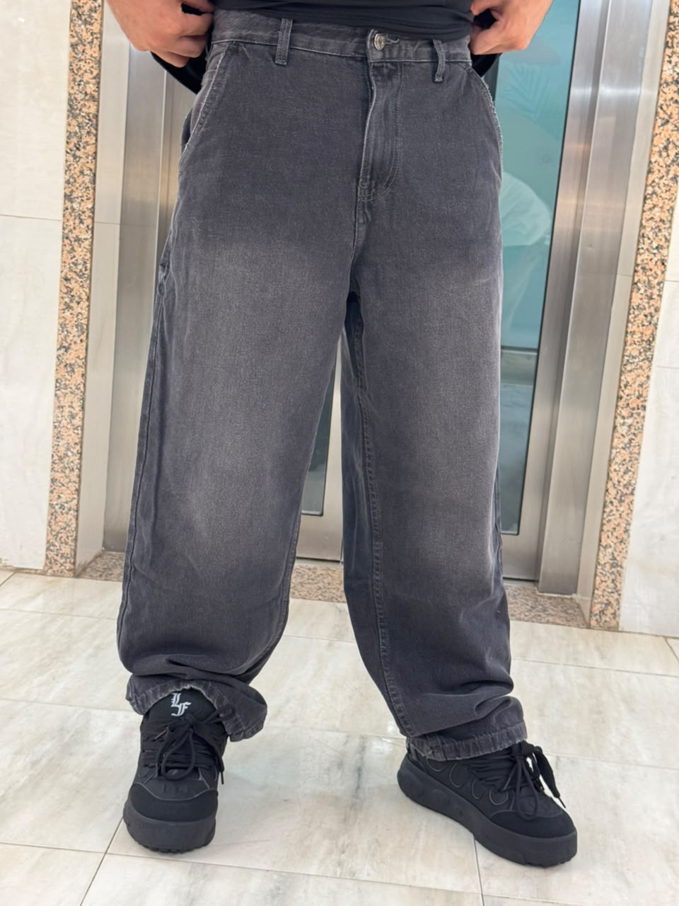 BAGGY JEANS NOIR