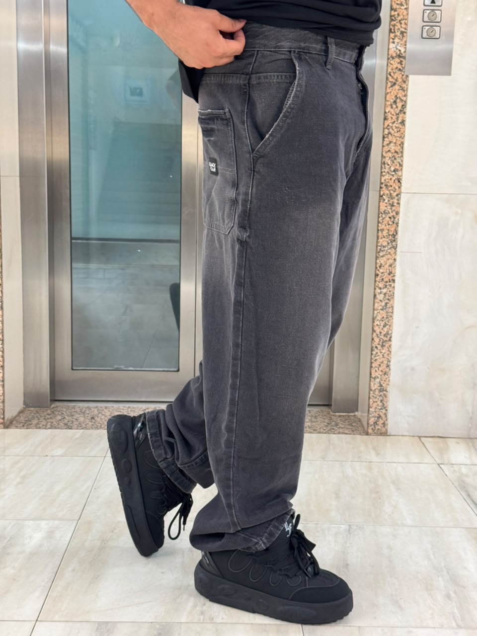 BAGGY JEANS NOIR