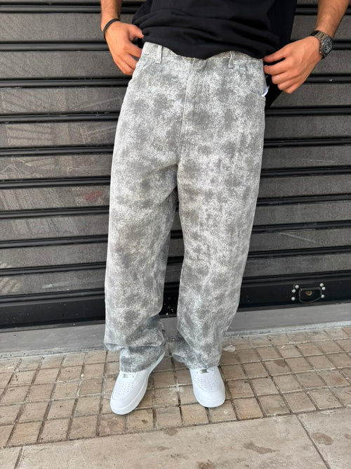BAGGY JEANS IMPRIME TCHATCHA GREY