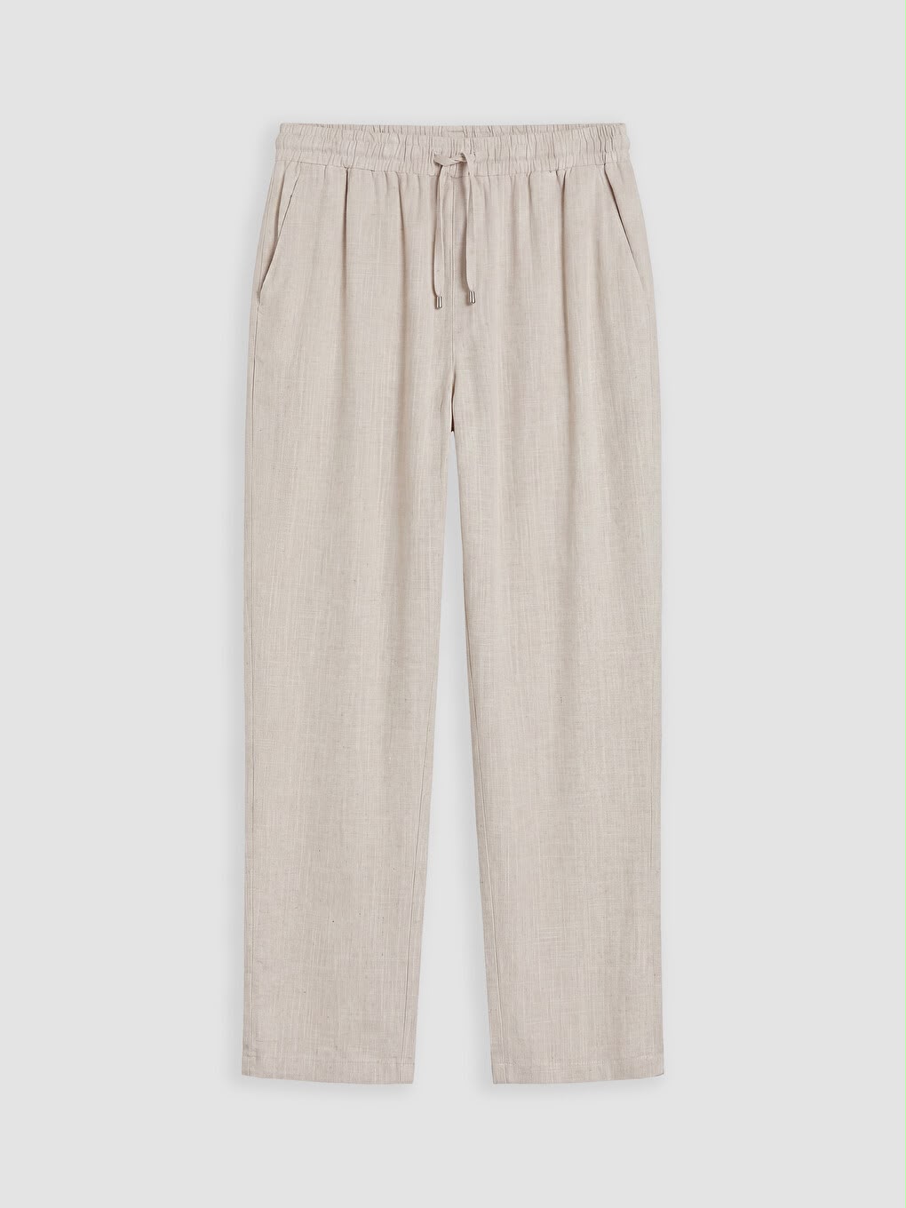 Pantalon jogger en lin