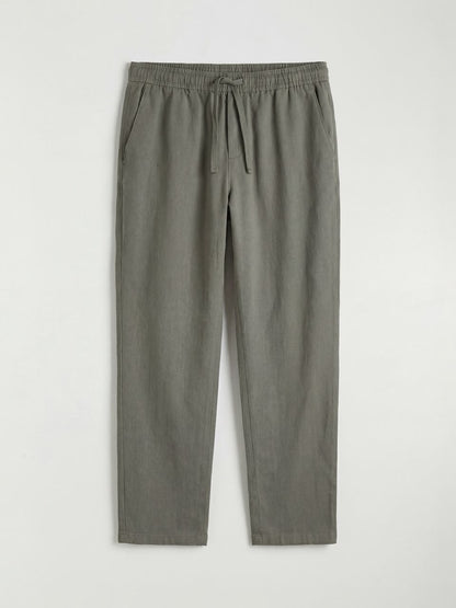 Pantalon jogger en lin