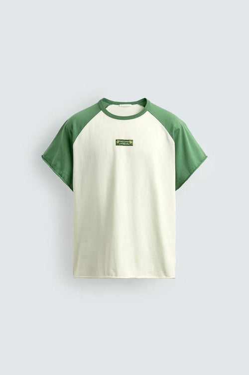 T-SHIRT COLOR BLOCK IMPRIMÉ BRÉSIL
