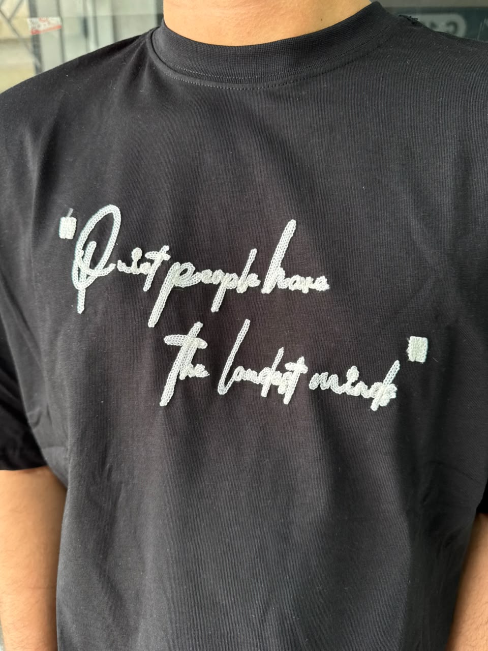 T-SHIRT  oversize  QUIET