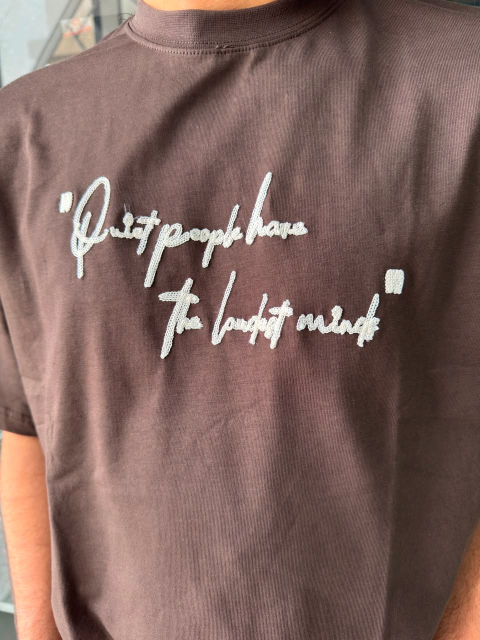 T-SHIRT  oversize  QUIET