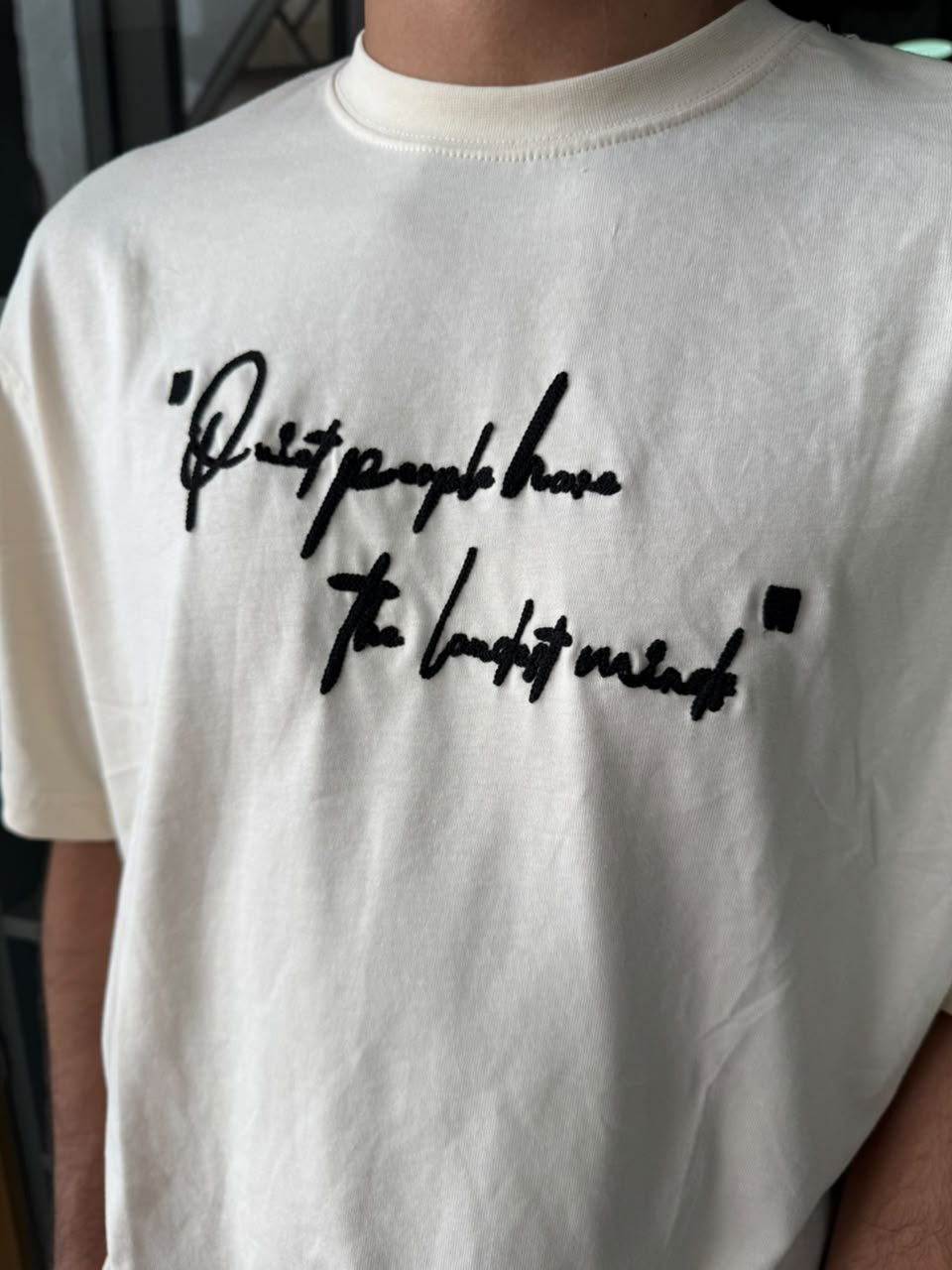 T-SHIRT  oversize  QUIET