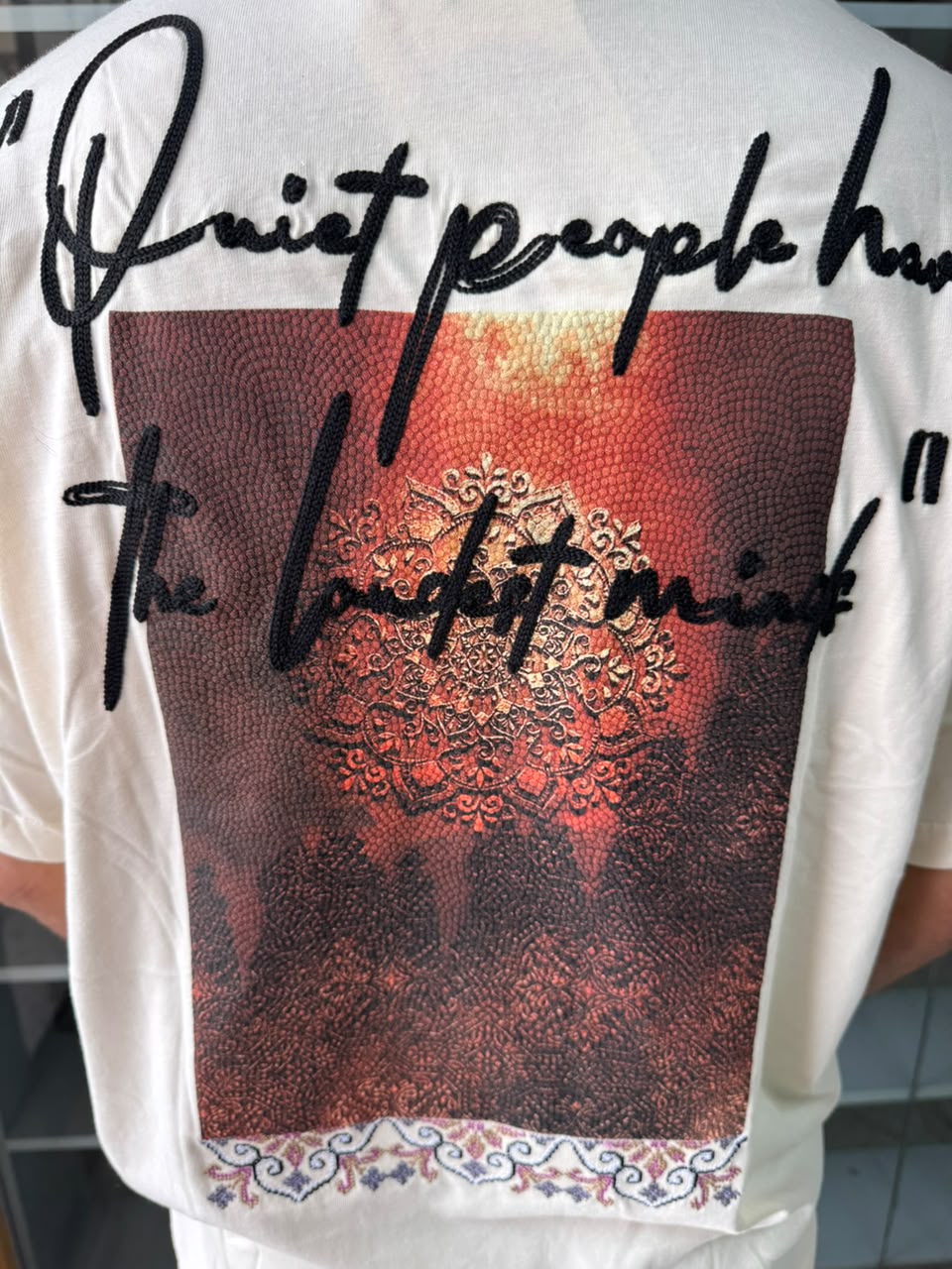 T-SHIRT  oversize  QUIET