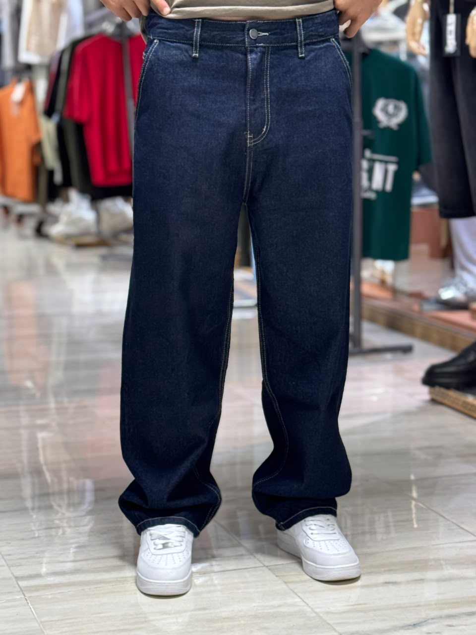 BAGGY JEAN BLEU BRUT