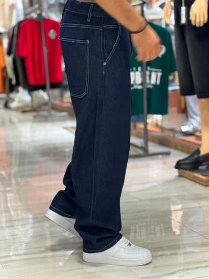 BAGGY JEAN BLEU BRUT