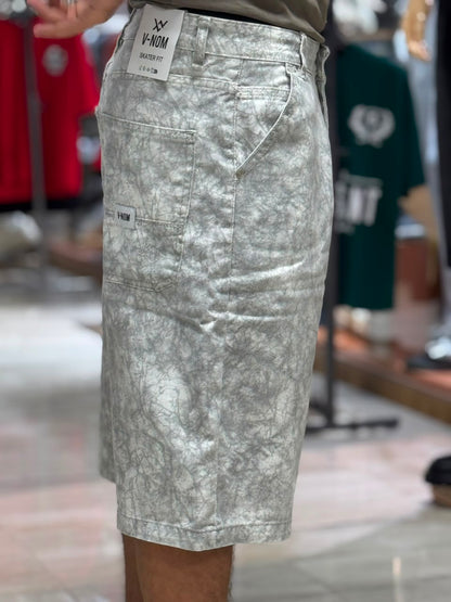 SHORT JEANS IMPRIME TCHATCHA GREY