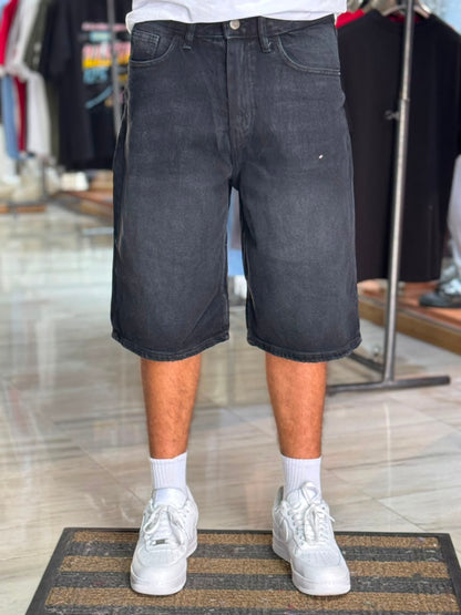 SHORT BAGGY NOIR GOLD