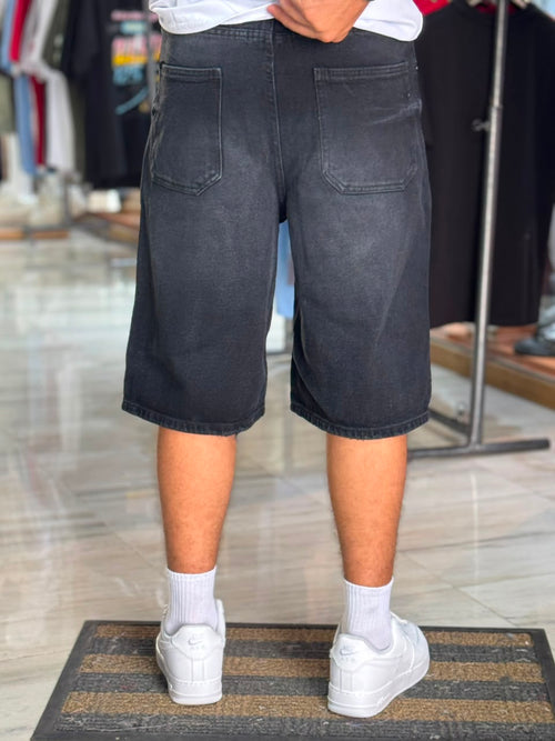 SHORT BAGGY NOIR GOLD