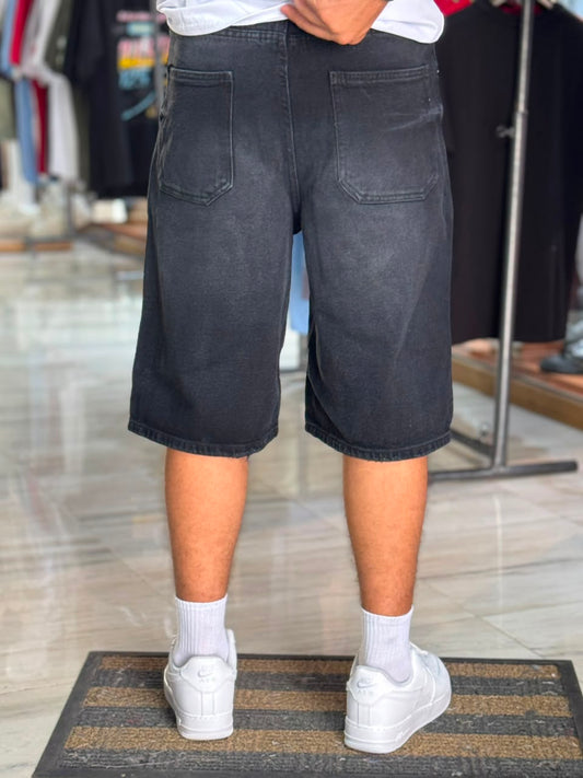 SHORT BAGGY NOIR GOLD
