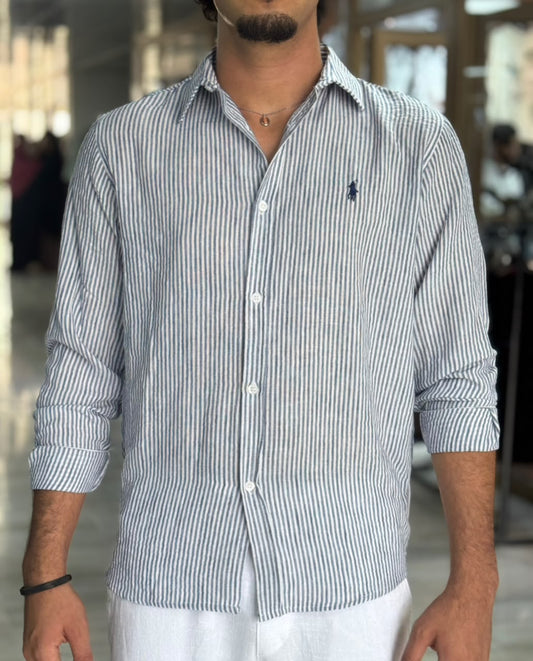 CHEMISE EN LIN POLO