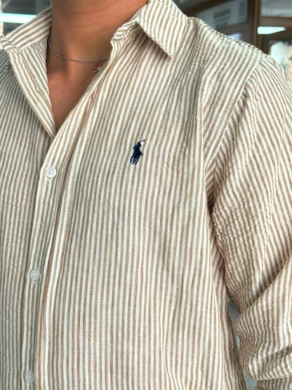 CHEMISE EN LIN POLO