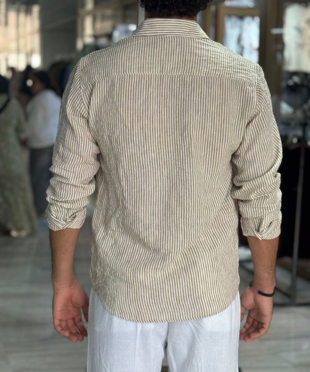 CHEMISE EN LIN POLO