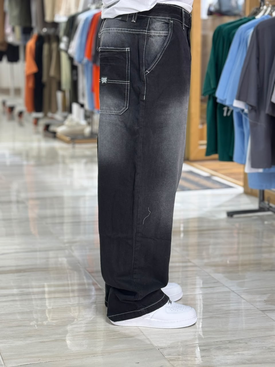 BAGY JEAN NOIR CLAIR