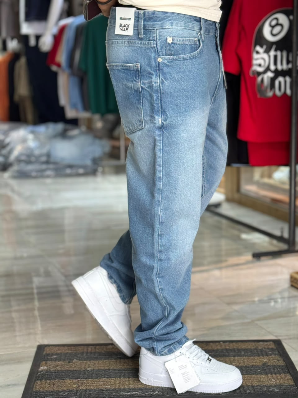 RELAXED FIT JEAN BLUE SIMPLE