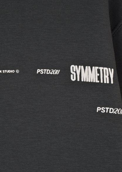 PRINTED PATCH OVERSIZE HOODIE