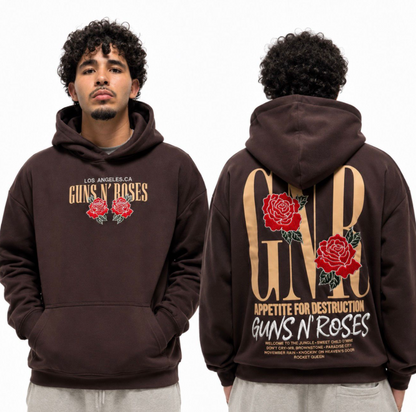PRINTED HOODIE GUNS N ROSES 2