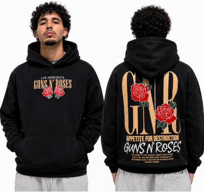 PRINTED HOODIE GUNS N ROSES 2