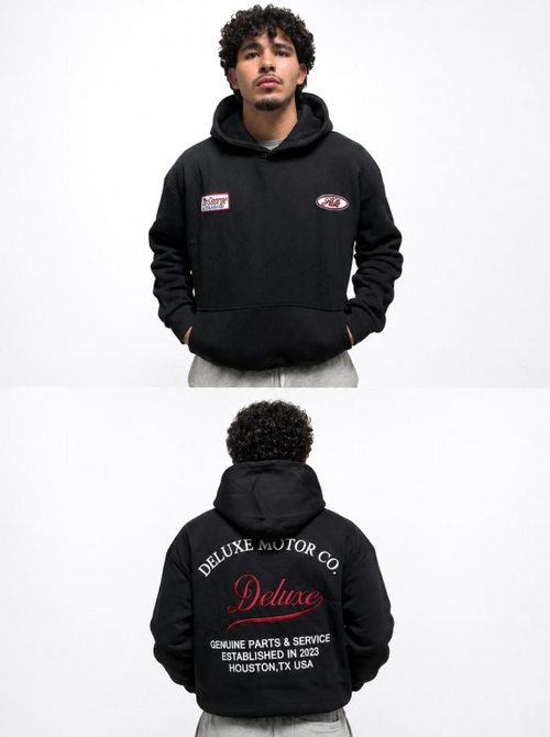 PRINTED HOODIE DELUXE MOTOR CO
