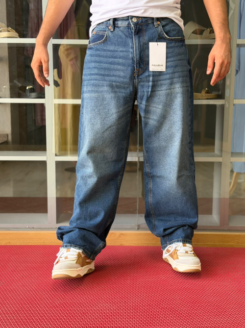 BAGGY JEAN BLUE PITROL ORIGINAL PULL & BEAR