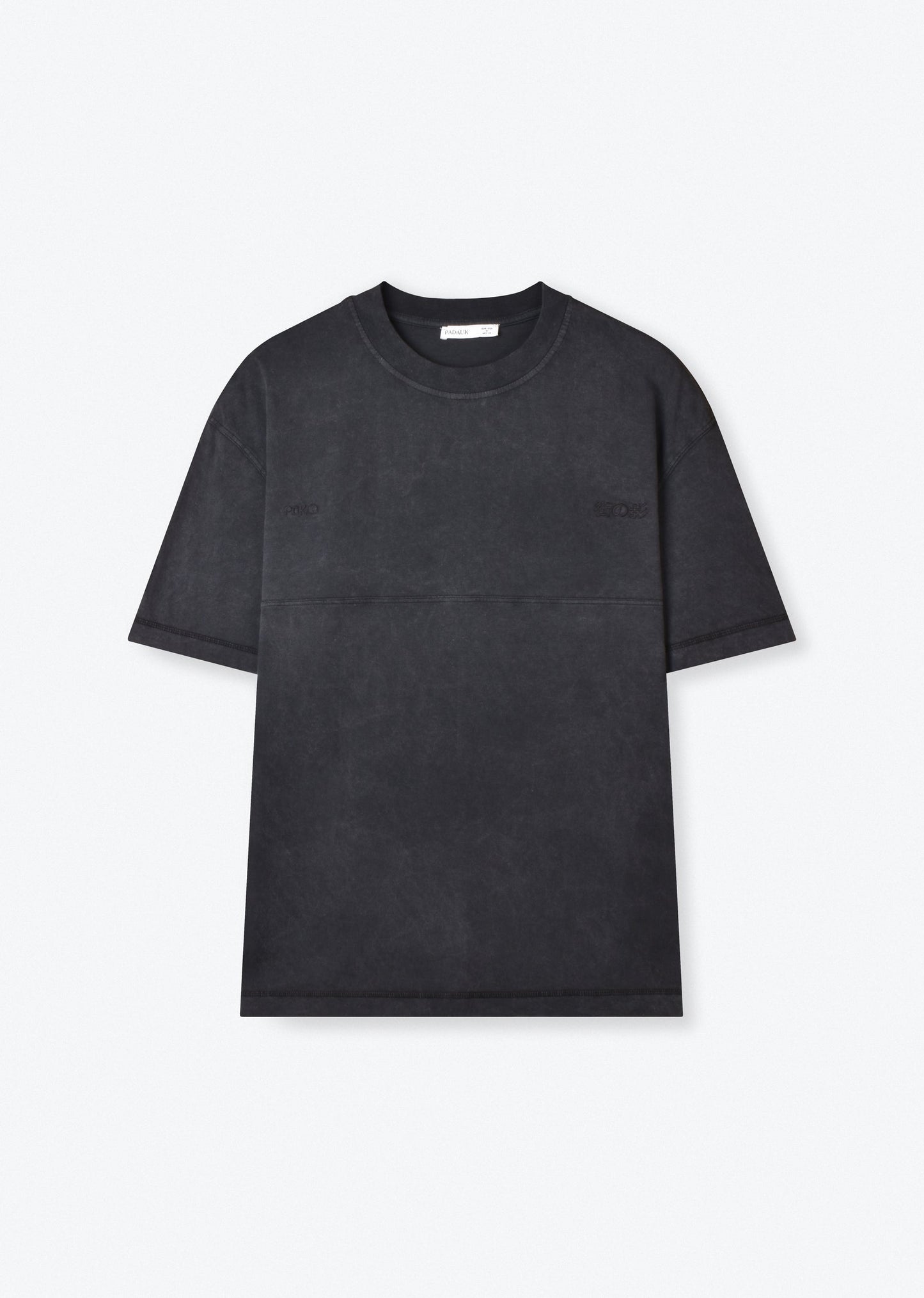 WASHED BOXY-FIT T-SHIRT BLACK