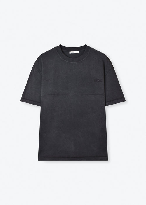 WASHED BOXY-FIT T-SHIRT BLACK