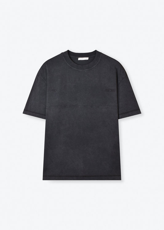 WASHED BOXY-FIT T-SHIRT BLACK