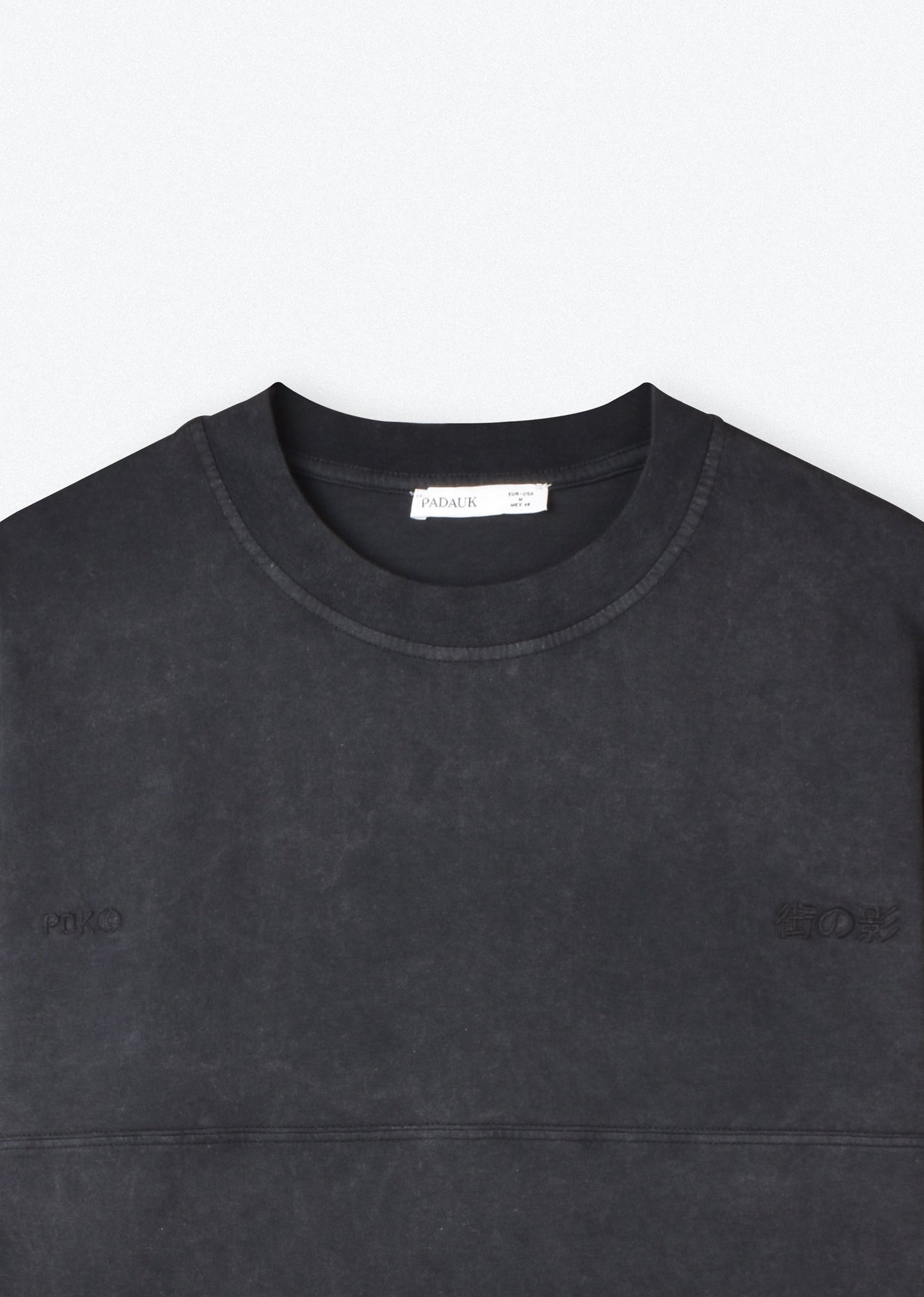 WASHED BOXY-FIT T-SHIRT BLACK