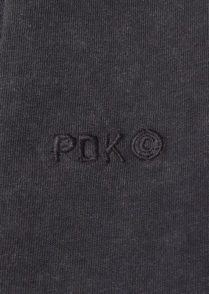 WASHED BOXY-FIT T-SHIRT BLACK