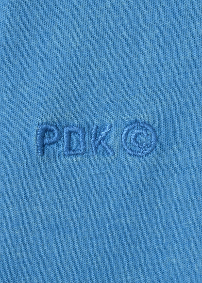 WASHED BOXY-FIT T-SHIRT BLUE