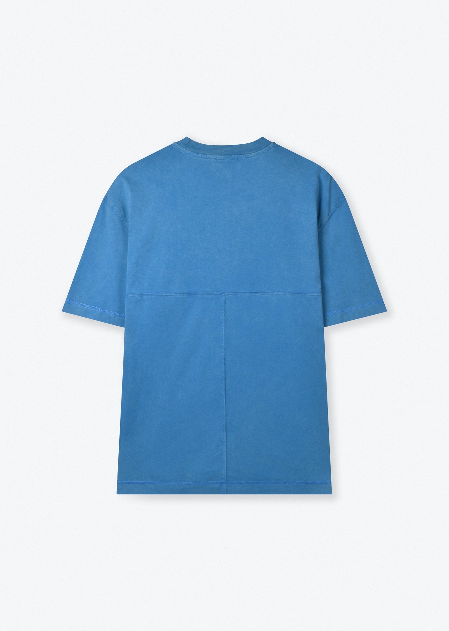 WASHED BOXY-FIT T-SHIRT BLUE