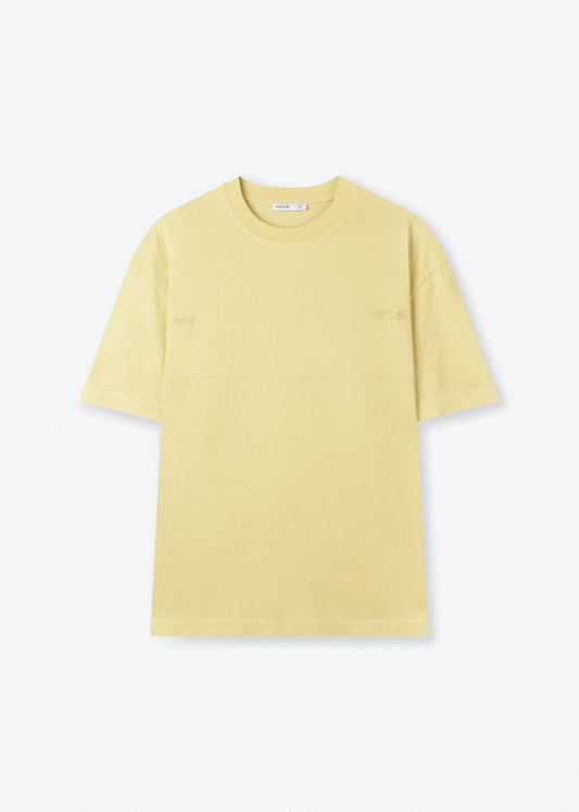 WASHED BOXY-FIT T-SHIRT YELLOW