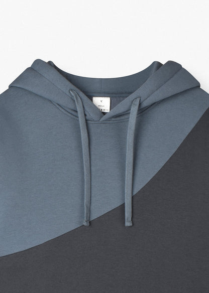 COLOR-BLOCK OVERSIZE HOODIE