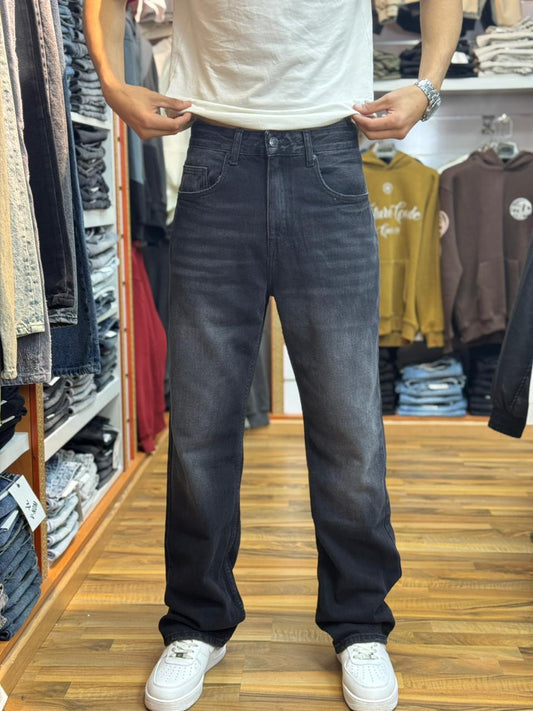BAGGY JEANS GRIS NOIR